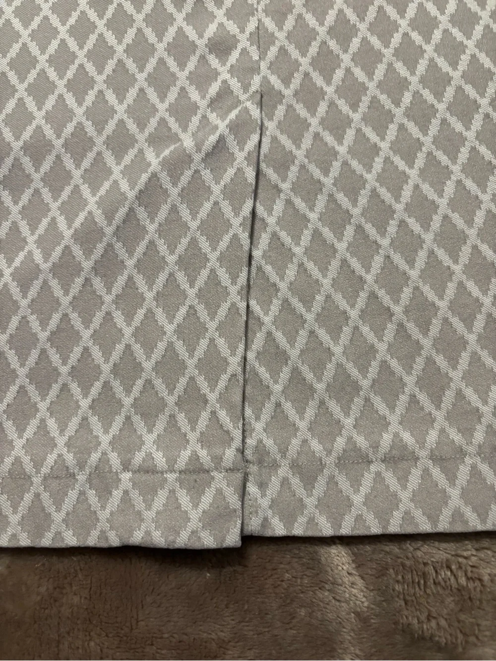 Soho Apparel Skirt Women’s Size M Beige/White Diamond-Pattern Pencil Skirt - Picture 4 of 8